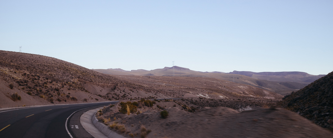 Heading north towards Chivay