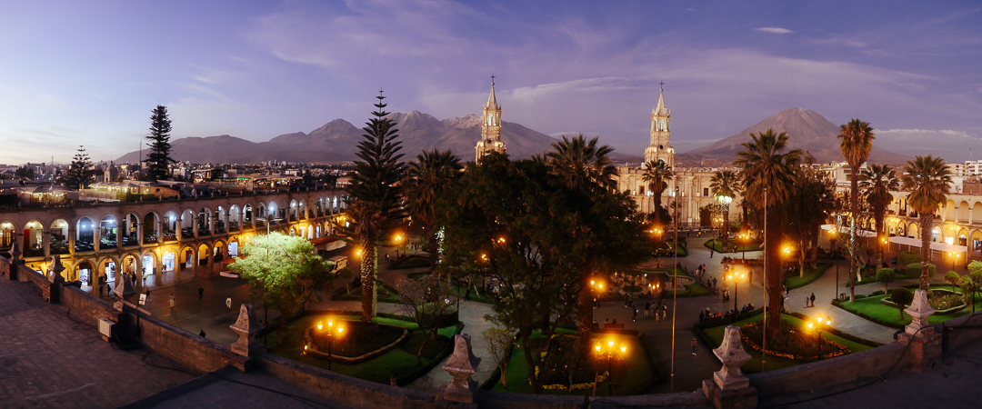 Rooftop view over the Plaza de Armas