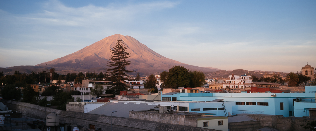 Misti from my hostel rooftop