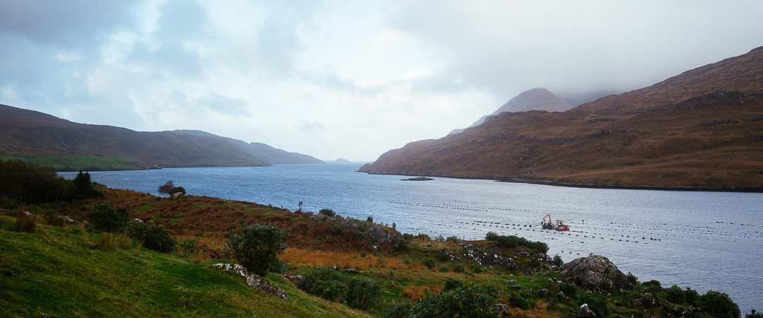 Fishing boats in Killary Fjord
