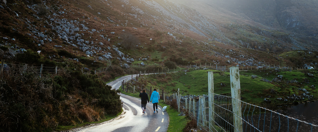 Walking path towards Gap of Dunloe