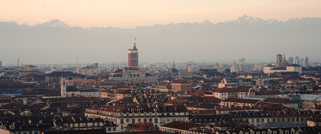 Alps behind Turin