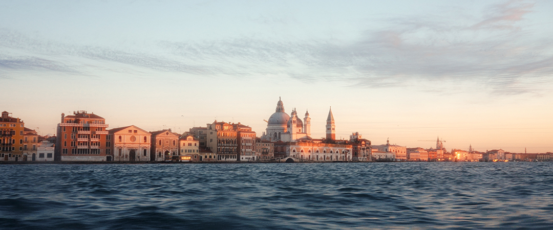 Basilica Santa Maria at sunrise